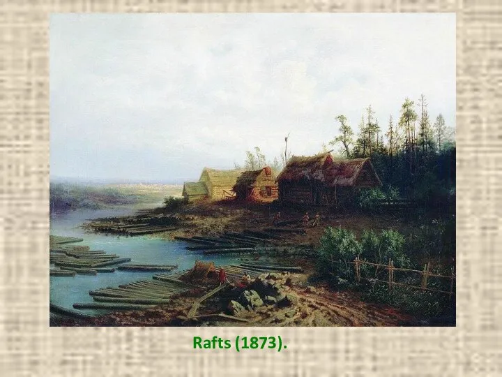 Rafts (1873).