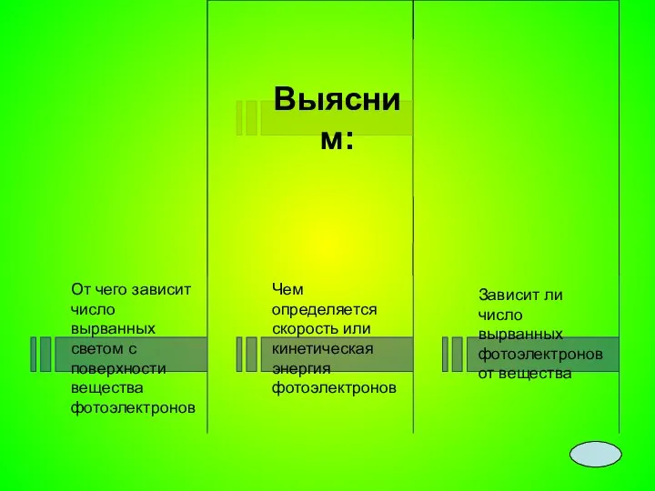 От чего зависит число вырванных светом с поверхности вещества фотоэлектронов Чем