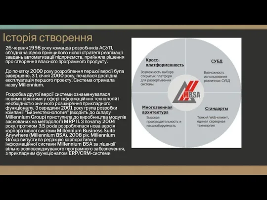 Історія створення 26 червня 1998 року команда розробників АСУП, об'єднана ідеєю