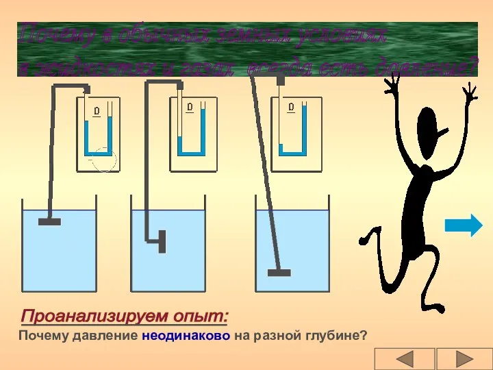 Почему в обычных земных условиях в жидкостях и газах всегда есть