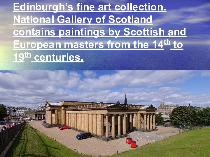 City Art center is the home of Edinburgh’s fine art collection.