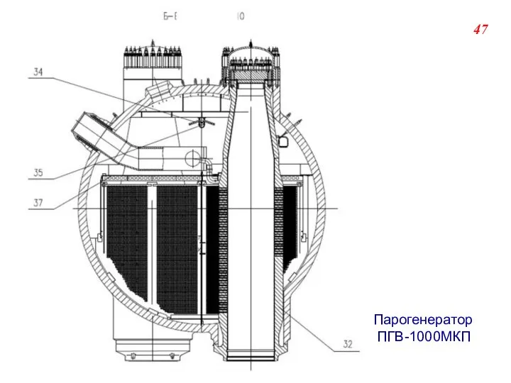 Парогенератор ПГВ-1000МКП 47