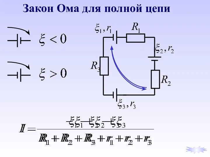 Закон Ома для полной цепи