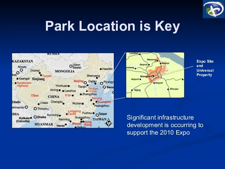 Park Location is Key Significant infrastructure development is occurring to support