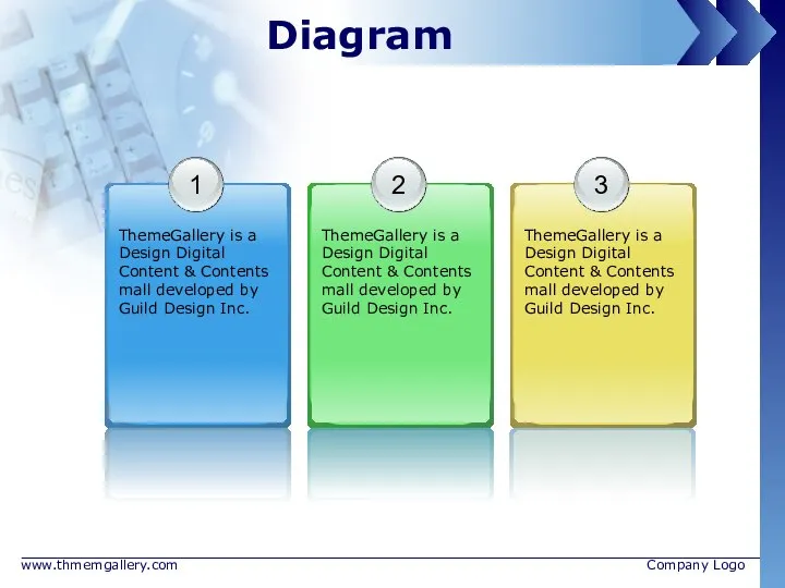 www.thmemgallery.com Company Logo Diagram