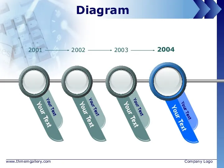 www.thmemgallery.com Company Logo Diagram Your Text Your Text Your Text Your