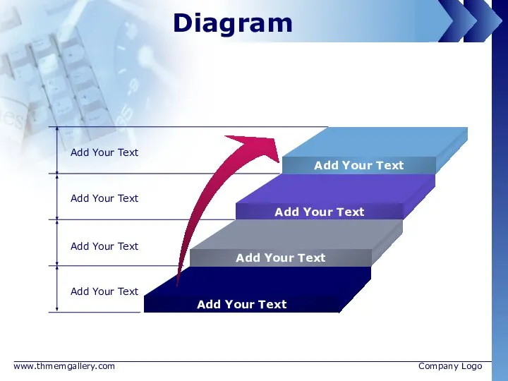 www.thmemgallery.com Company Logo Diagram Add Your Text Add Your Text Add Your Text Add Your Text