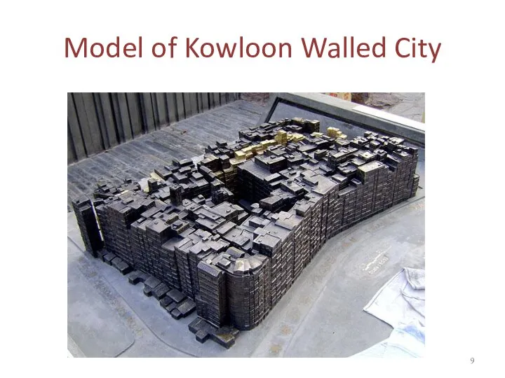 Model of Kowloon Walled City