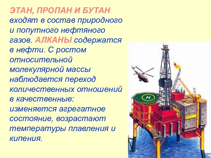 ЭТАН, ПРОПАН И БУТАН входят в состав природного и попутного нефтяного