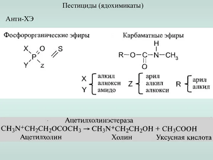 Пестициды (ядохимикаты) Анти-ХЭ