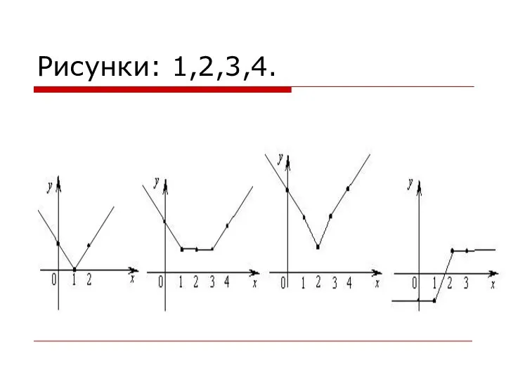 Рисунки: 1,2,3,4.