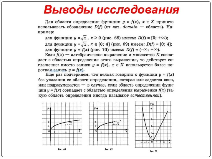 Выводы исследования