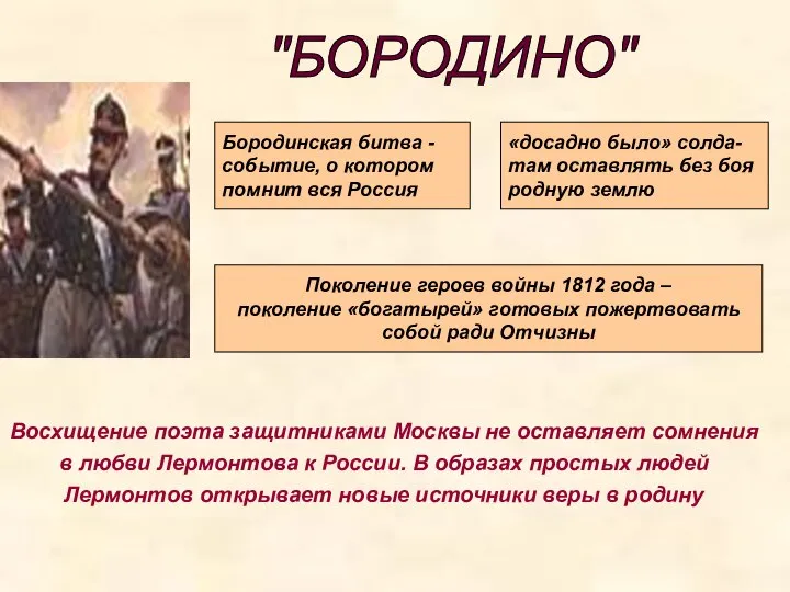 Бородинская битва - событие, о котором помнит вся Россия «досадно было»