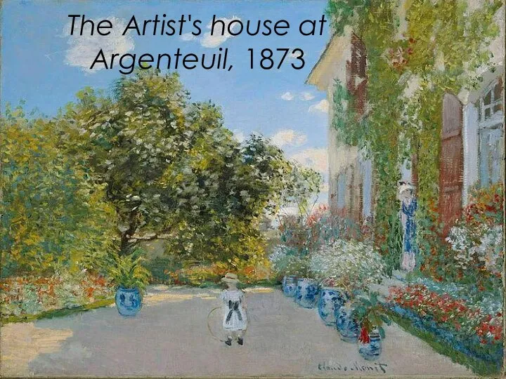 The Artist's house at Argenteuil, 1873