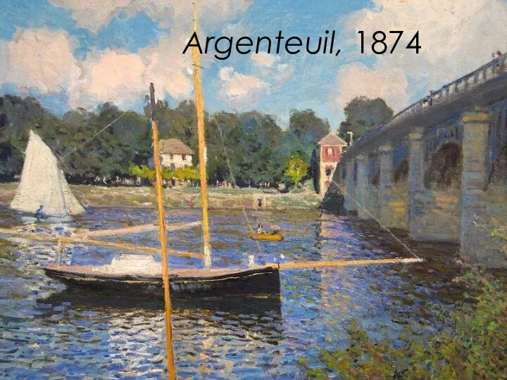 Argenteuil, 1874