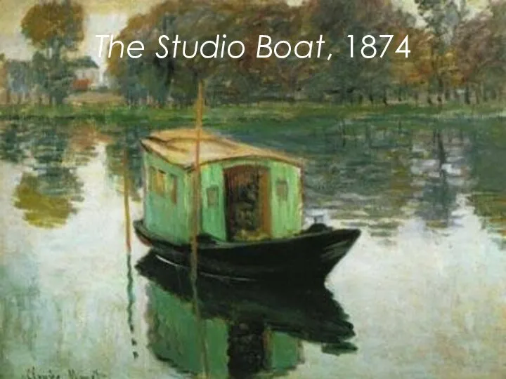 The Studio Boat, 1874