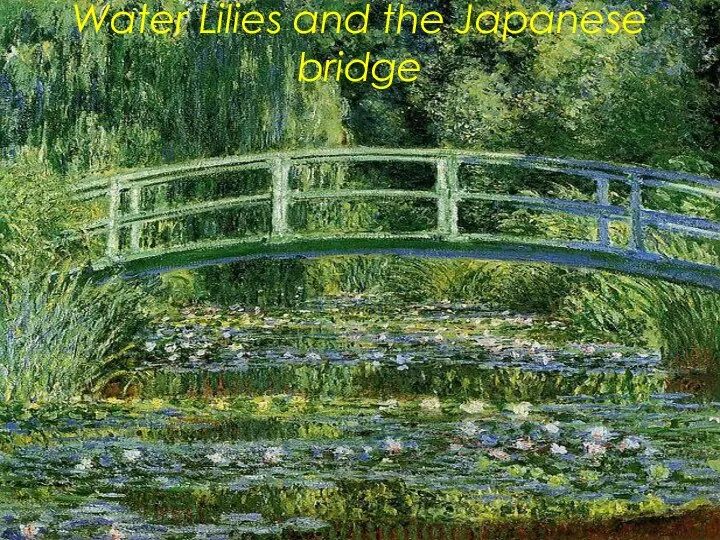 Water Lilies and the Japanese bridge