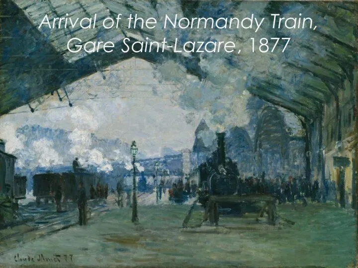 Arrival of the Normandy Train, Gare Saint-Lazare, 1877