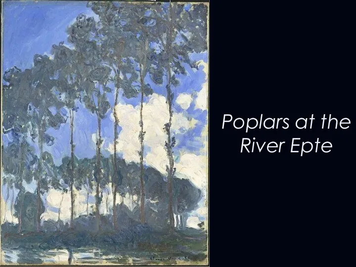 Poplars at the River Epte