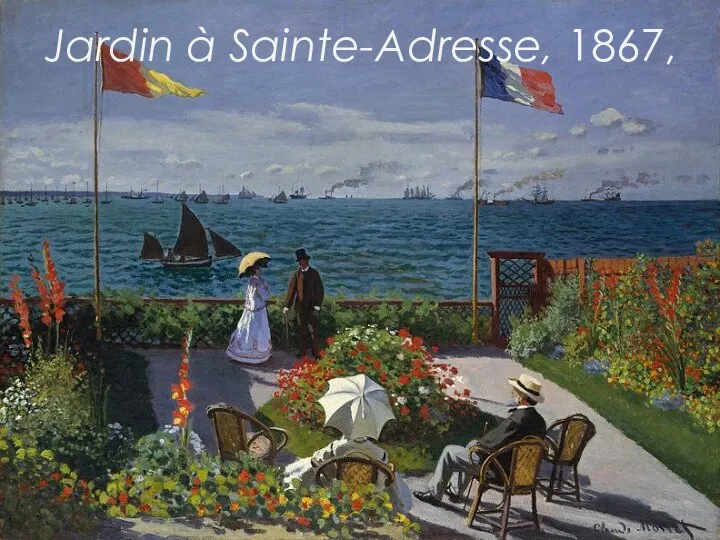 Jardin à Sainte-Adresse, 1867,