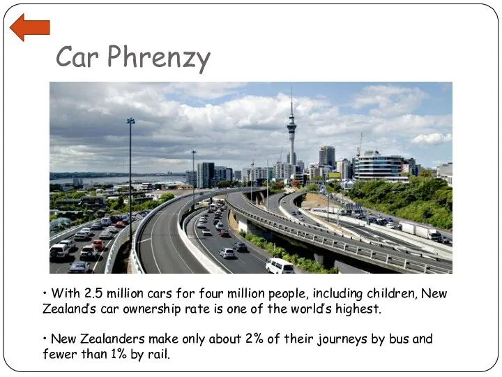 Car Phrenzy • With 2.5 million cars for four million people,