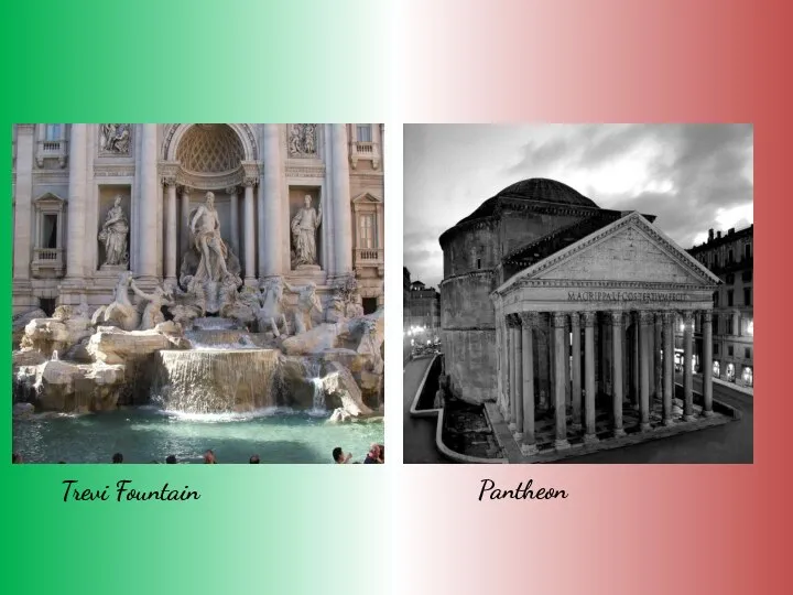 Trevi Fountain Pantheon