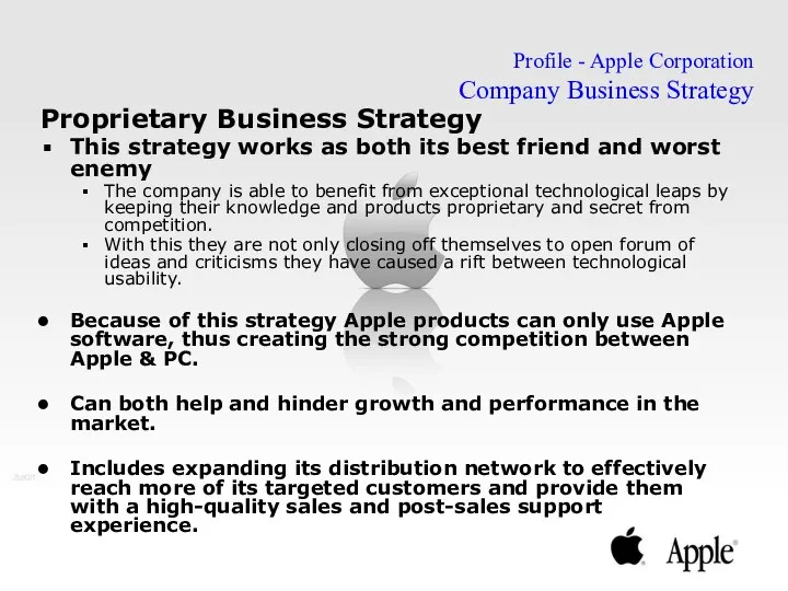 Proprietary Business Strategy This strategy works as both its best friend