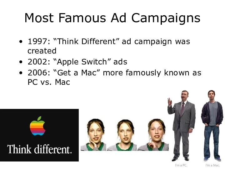 Most Famous Ad Campaigns 1997: “Think Different” ad campaign was created