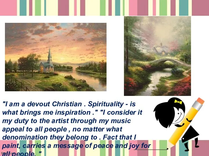 "I am a devout Christian . Spirituality - is what brings