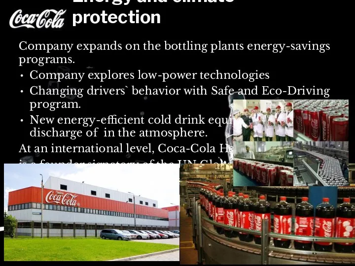 Energy and climate protection Company expands on the bottling plants energy-savings