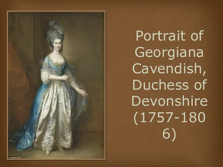 Portrait of Georgiana Cavendish, Duchess of Devonshire (1757-1806)