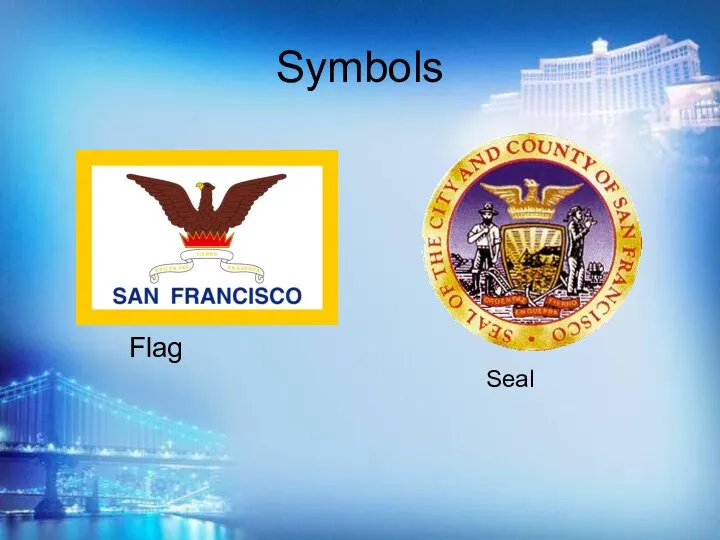 Symbols Flag Seal