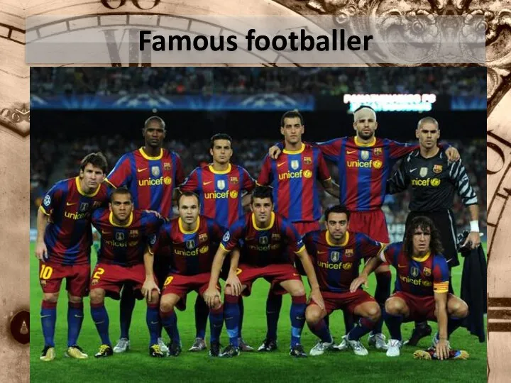 Famous footballer