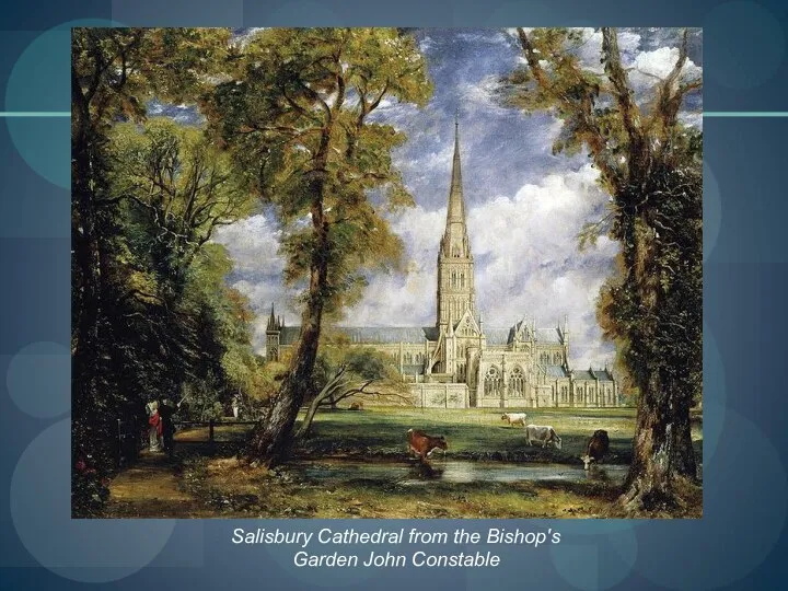 Salisbury Cathedral from the Bishop's Garden John Constable