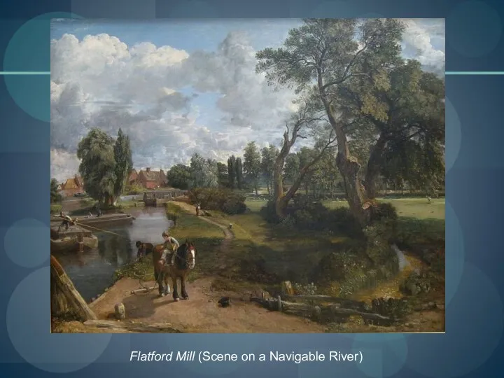 Flatford Mill (Scene on a Navigable River)