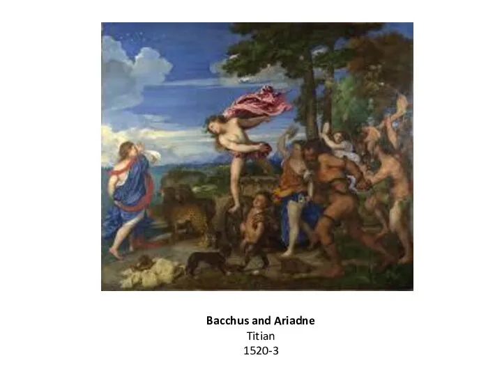 Bacchus and Ariadne Titian 1520-3