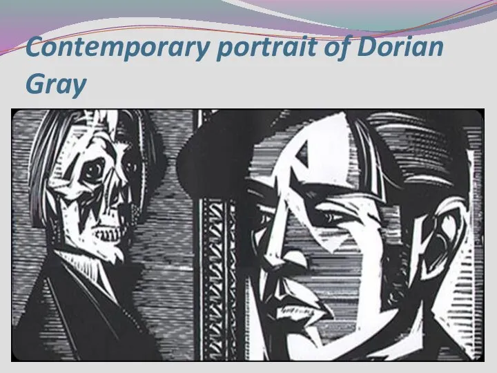 Contemporary portrait of Dorian Gray