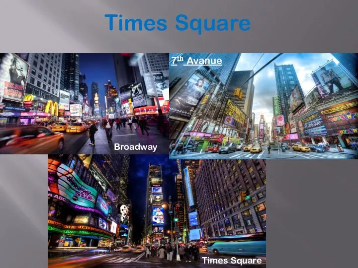 Times Square 7th Avanue Times Square