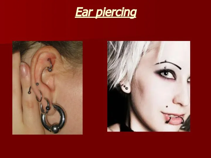 Ear piercing