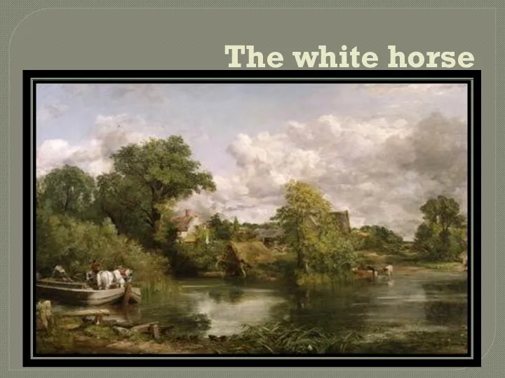 The white horse