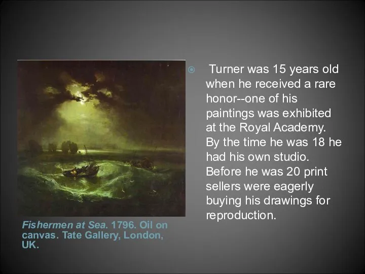 Turner was 15 years old when he received a rare honor--one
