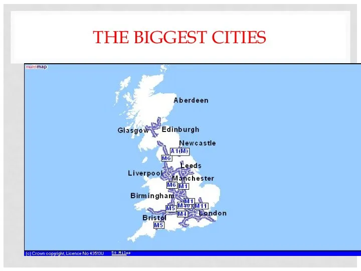 THE BIGGEST CITIES