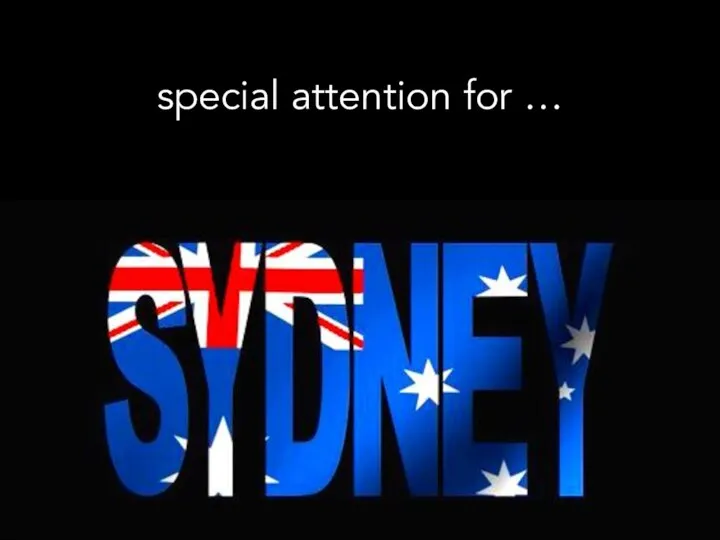 special attention for …