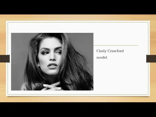Cindy Crawford model