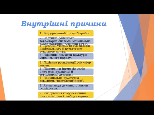 Внутрішні причини