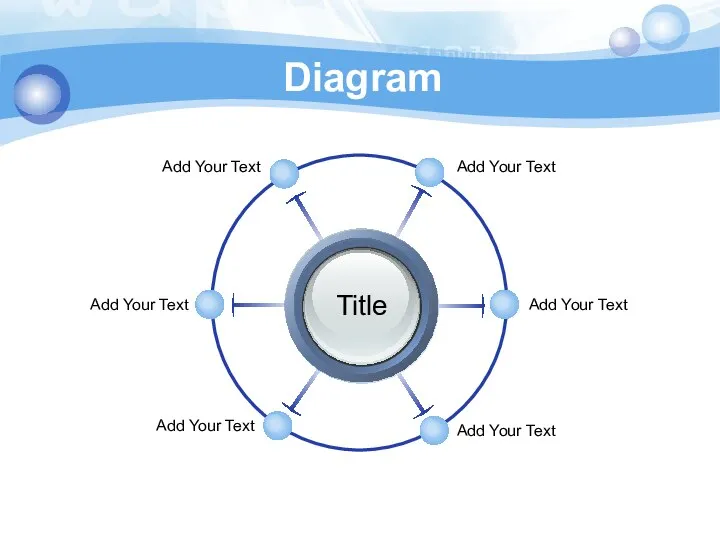 Diagram Title Add Your Text Add Your Text Add Your Text