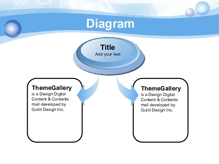 Diagram ThemeGallery is a Design Digital Content & Contents mall developed