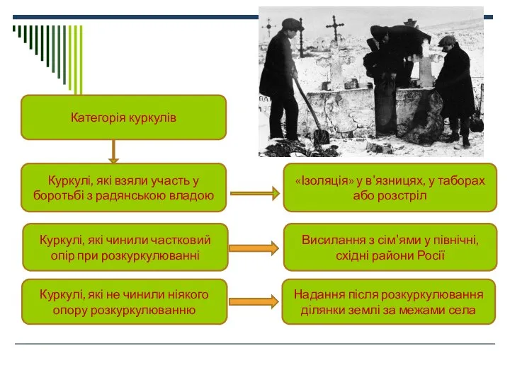 Категорія куркулів Куркулі, які взяли участь у боротьбі з радянською владою