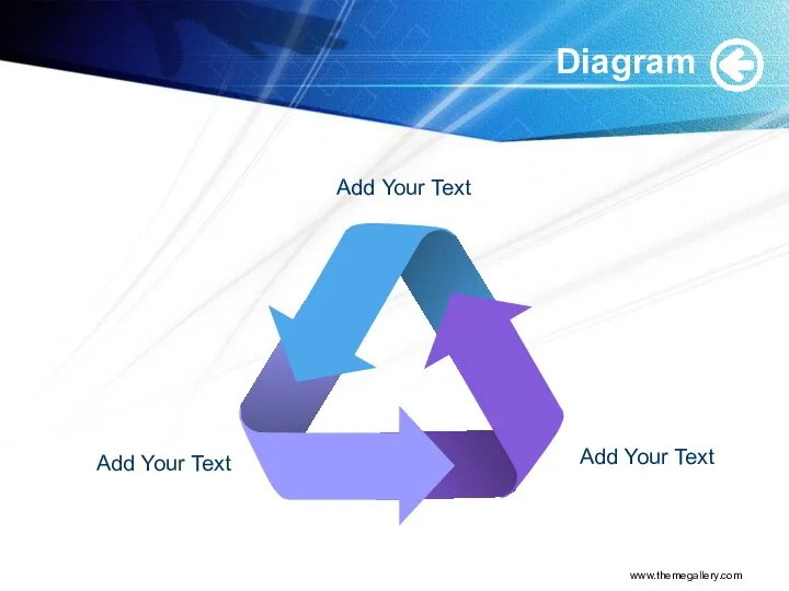 www.themegallery.com Diagram Add Your Text Add Your Text Add Your Text