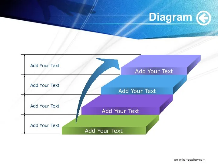 www.themegallery.com Diagram Add Your Text Add Your Text Add Your Text Add Your Text